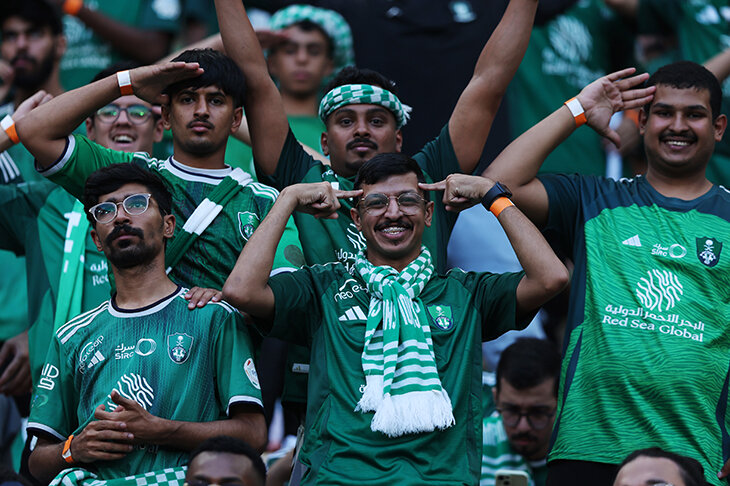 Kibice w Arabii Saudyjskiej