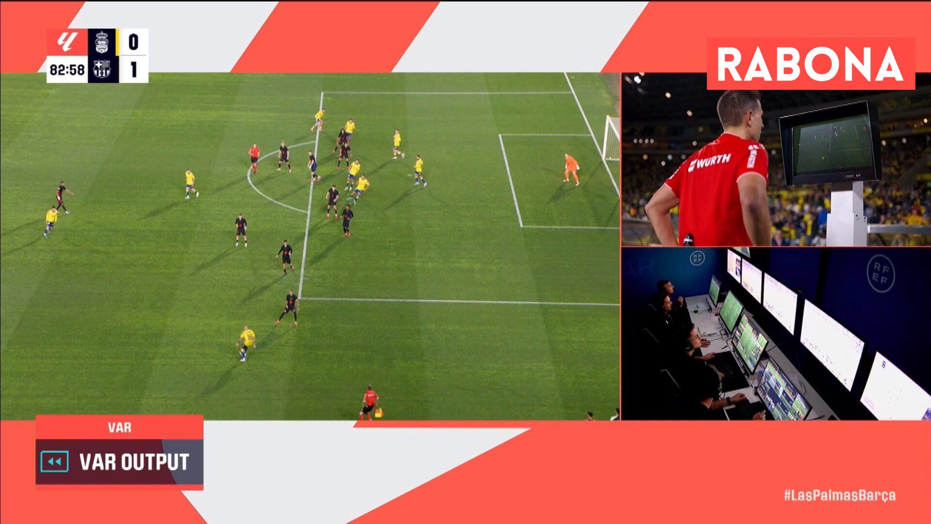 Las Palmas Barcelona VAR
