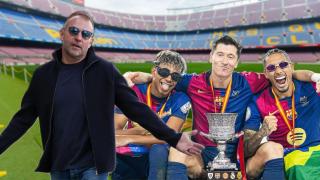 Flick Yamal Lewandowski Raphinha Barcelona Puchar