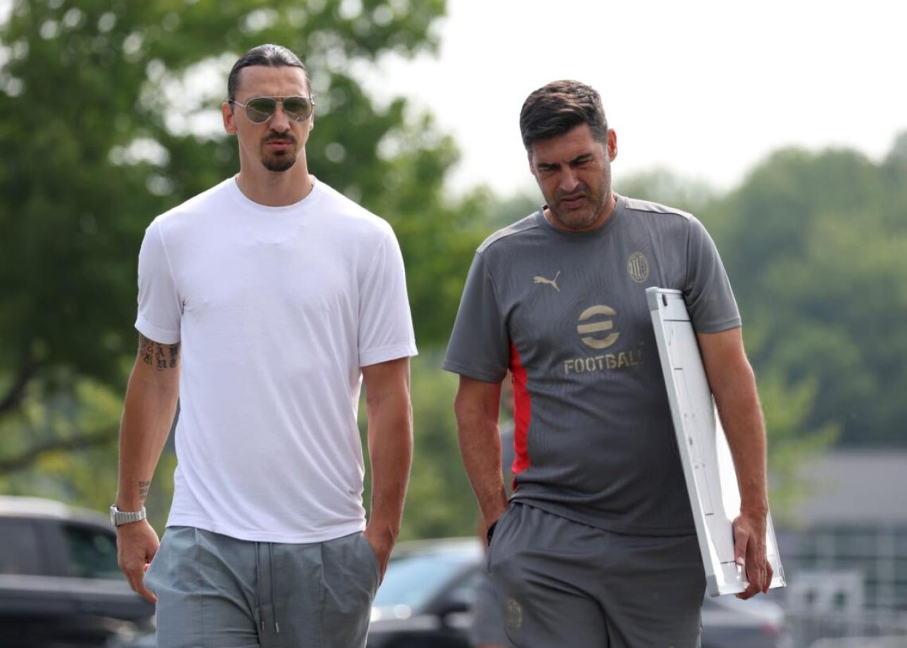 Zlatan Ibrahimovic i Paulo Fonseca