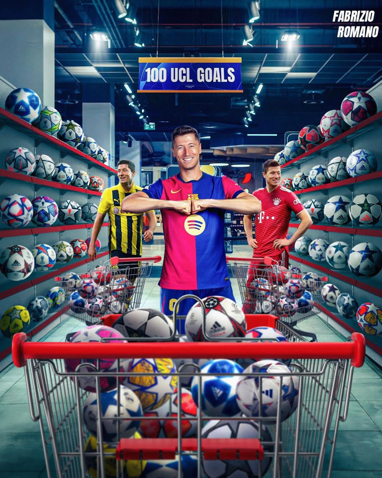 Lewandowski 100 goli